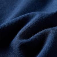 Kindershirt lange mouwen ballerinaprint 116 marineblauw - thumbnail