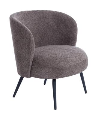 Light & Living Fauteuil 'Dieyda' Bouclé, kleur Bruin