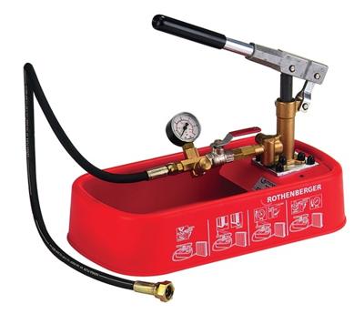 Rothenberger Testpomp | 0-30 bar R 1/2 inch | zuigvolume per hefslag ca. 16 ml | 1 stuk - 61130 61130 Rothenberger Testpomp | 0-30 bar R 1/2 inch | zuigvolume per hefslag ca. 16 ml | 1 stuk - 61130 61130