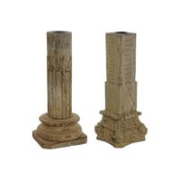Decoratieve figuren Home ESPRIT Bruin Kolom 30 x 30 x 75 cm - thumbnail