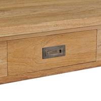 VidaXL Salontafel massief teakhout 100x60x35 cm - thumbnail