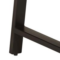 Bureau met lades 105x55x70 cm massief mangohout en ijzer - thumbnail