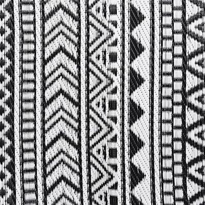 VidaXL Buitenkleed arakil 80x150 cm polypropeen zwart VidaXL Buitenkleed arakil 80x150 cm polypropeen zwart