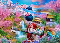 Geisha Garden Puzzel 1000 Stukjes - thumbnail