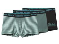 esmara Set van 3 kinder boxers (Groen/zwart/gestreept, 146/152) - thumbnail