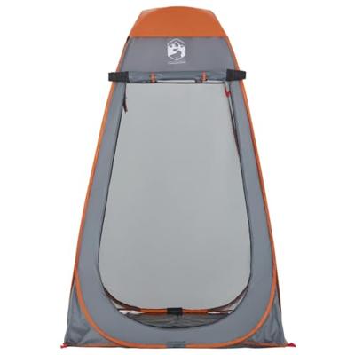 Privacytent pop-up waterdich grijs en oranje - thumbnail