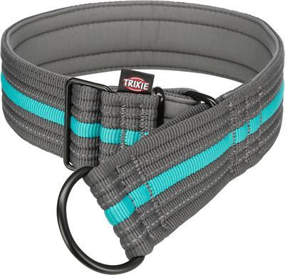 Trainingshalsbanden voor honden Trixie Fusion Grafiet Azul Océano M/L 38-48 cm