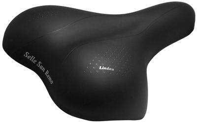 Selle San Remo Fietszadel lindau voor stads-/trekkingfietsen - zwart (werkplaatsverpakking)