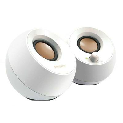 Creative Pebble 2.0 PC-luidsprekers Kabelgebonden 4.4 W Wit