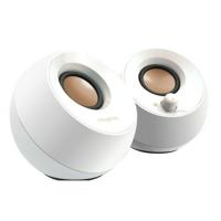 Creative Pebble 2.0 PC-luidsprekers Kabelgebonden 4.4 W Wit - thumbnail