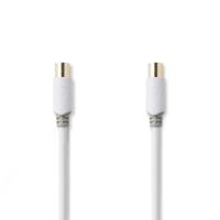 Coaxkabel 90 dB | IEC (coax) male - IEC (coax) male | 5,0 m | Wit - thumbnail