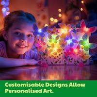 Dam 4m 3d canvas vlinders schilderen glow in the dark - thumbnail