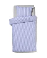 HEMA Dekbedovertrek 140x200/220cm zacht katoen strepen lavendel (lavendel) - thumbnail