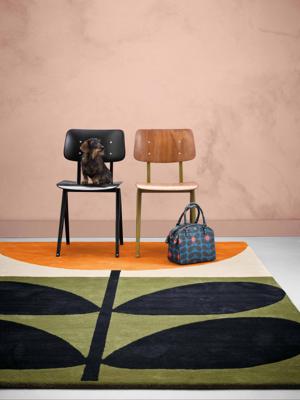 Orla Kiely - Stem Black 59803 - 120x180 cm Vloerkleed