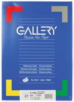 Gallery witte etiketten ft 70 x 32 mm (b x h), rechte hoeken, doos van 2.700 etiketten - thumbnail