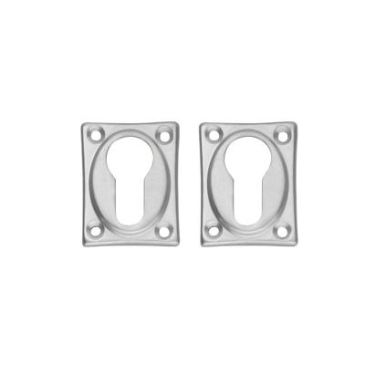 Intersteel Rozet profielcilindergat Rechthoekig Verlengd Chroom Mat Intersteel Rozet profielcilindergat Rechthoekig Verlengd Chroom Mat