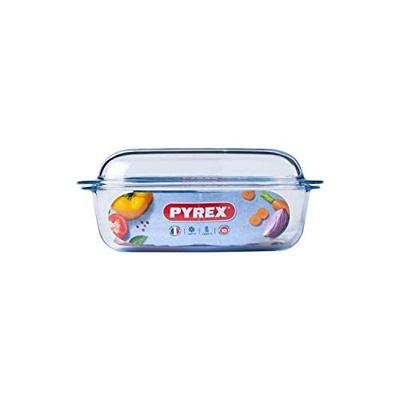 Pyrex schaal met deksel 4,3+2,2l