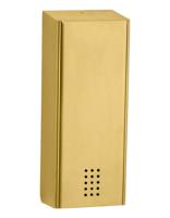 Proox One dispenser met desinfectiespray en sensor geborsteld messing - thumbnail