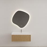 Badkamermeubel Gliss Design Timotheus 100 cm Castle Brown (Keuze Wastafel) - thumbnail