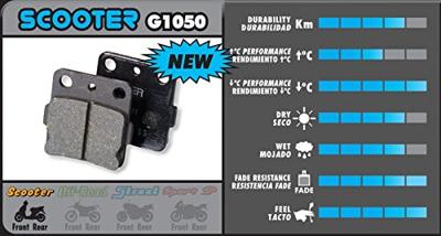 GALFER remblokken "fd074" brake pad fd074 g1050 organic