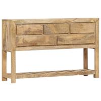 Dressoir 120x30x75 cm massief mangohout - thumbnail