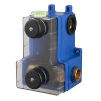 Wiesbaden inbouwdeel+box 2-wegs douchethermostaat - thumbnail