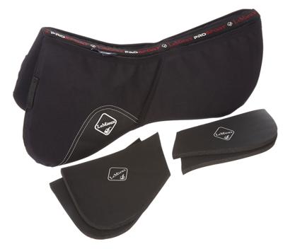 LeMieux ProSorb zadelonderlegger zwart maat:l