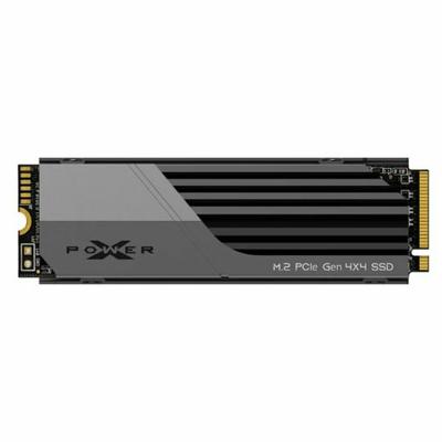SILICON POWER PCIe Gen 4x4 XS70 Interne solid-state drive SSD 1TB M.2 2280 NVMe 1.4 (SP01KGBP44XS7005) Zwart, Grijs SILICON POWER PCIe Gen 4x4 XS70 Interne solid-state drive SSD 1TB M.2 2280 NVMe 1.4 (SP01KGBP44XS7005) Zwart, Grijs