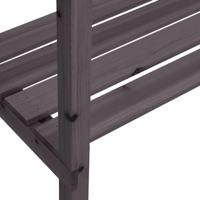 Plantentafel met schap 78x38x82,5 cm vurenhout grijs - thumbnail