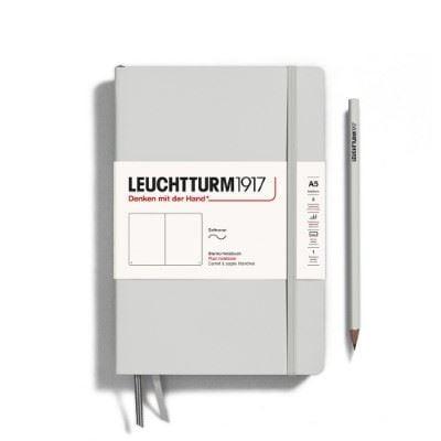 Leuchtturm Light Grey, Medium (A5), 251 p., plain