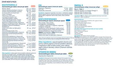 Body & Fit 24hr Men's Pack, 30 sachets (maandverpakking)