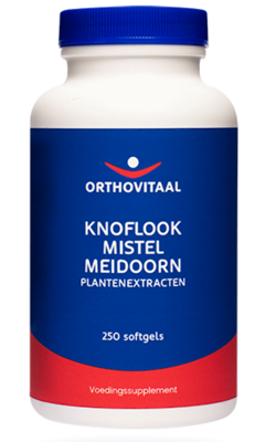 OrthoVitaal Knoflook mistel meidoorn 250 Softgels