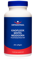 OrthoVitaal Knoflook mistel meidoorn 250 Softgels - thumbnail