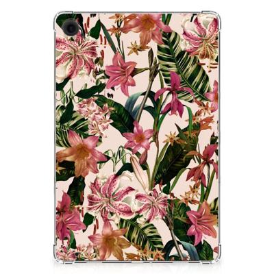 Samsung Galaxy Tab A9 Plus | Siliconen hoesje | Flowers