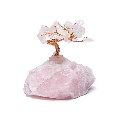 Edelsteenboom Rozenkwarts (ca. 160 gram - 7 cm) Edelsteenboom Rozenkwarts (ca. 160 gram - 7 cm)