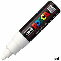 Markeerstiften POSCA PC-7M Wit (6 Stuks) - thumbnail