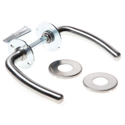 Intersteel Deurkruk Sabel slank op rozet - RVS Intersteel Deurkruk Sabel slank op rozet - RVS