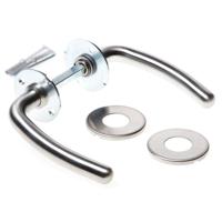 Intersteel Deurkruk Sabel slank op rozet - RVS - thumbnail