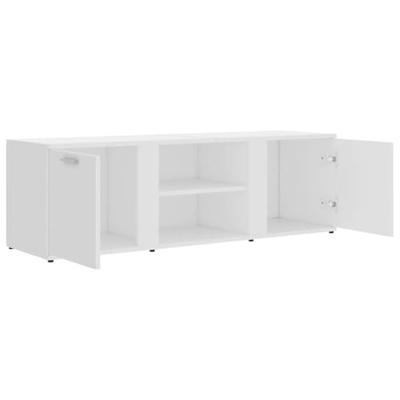 Tv-meubel 120x34x37 cm spaanplaat wit