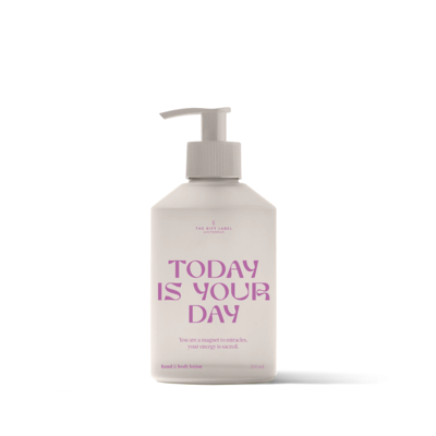 The Gift Label Today Is Your Day Hand & Body Lotion 350ml