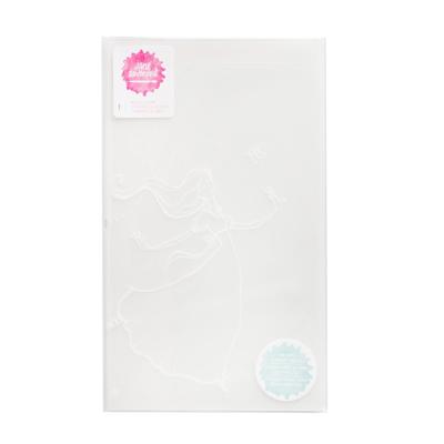 American Crafts • journal jacket butterfly girl