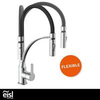 EISL CARNEO ééngreepsmengkraan keuken | choom-zwart met soft-touch uitloop - NI183CARCRB NI183CARCRB - thumbnail