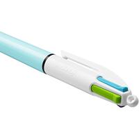 Set Balpennen Bic Fun Blauw Wit (12 Onderdelen) - thumbnail