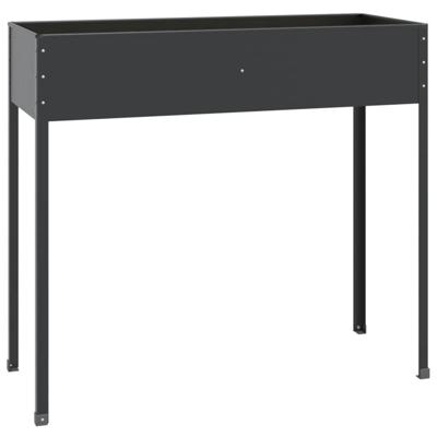 Plantenbak 100,5x40,5x90 cm gegalvaniseerd staal antracietkleur Plantenbak 100,5x40,5x90 cm gegalvaniseerd staal antracietkleur