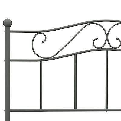 Bedframe metaal grijs 160x200 cm Bedframe metaal grijs 160x200 cm