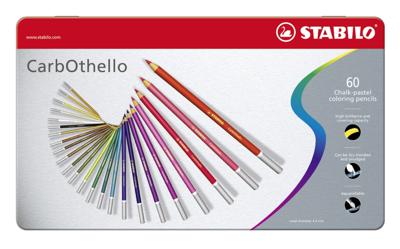Stabilo carbothello - kalkpastel kleurpotloden - set 60 st. Stabilo carbothello - kalkpastel kleurpotloden - set 60 st.