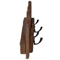 Hanger Bruin 48 x 8 x 15 cm Massief Mahoniehout - thumbnail