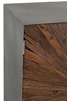 J-Line kast Shanil 2 Deuren - hout|ijzer - naturel - thumbnail