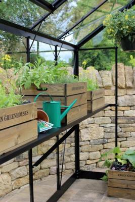Kweektafel Birdlip 44 geintegreerd zwart - Royal well