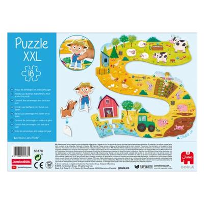 Baby Boerderij Puzzel XXL Goula 53176 (17 pcs)